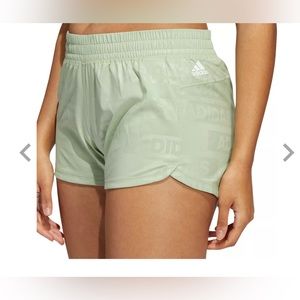 adidas Women's Pacer Woven Deboss Shorts
